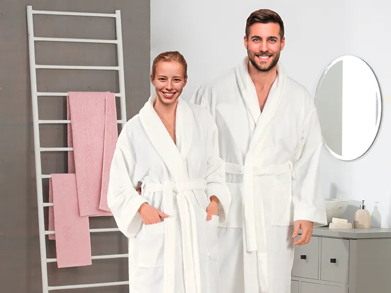 Peignoirs DUO-Soft blanc